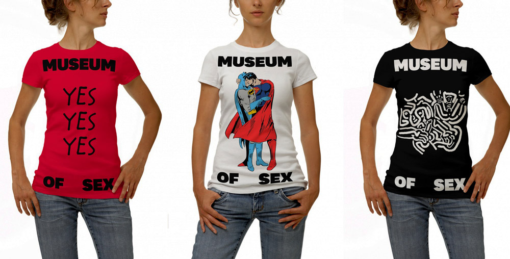 Tshirt du Musée du Sexe à NYC par Base Design