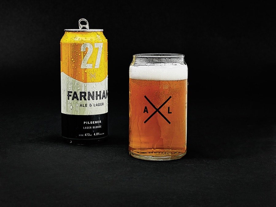 Packaging des canettes de bière Farnham par l'agence lg2 boutique - 03