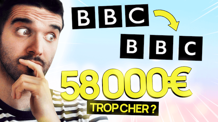 Video YouTube de Antoine Peltier : le logo de la BBC est-il trop cher ?
