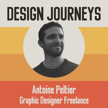 Visuel de Antoine Peltier sur le podcast Design Journeys
