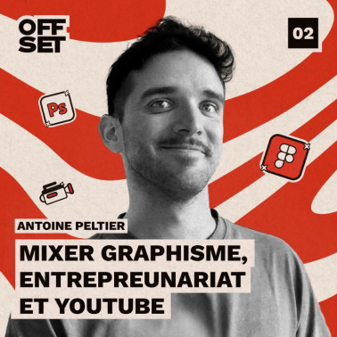 Visuel de Antoine Peltier sur le podcast OFFSET